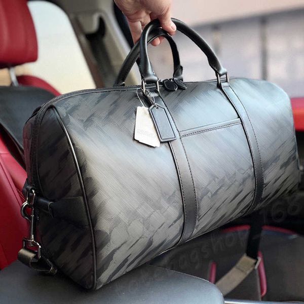 Bolsos de hombre Bolsos de lona Venturer 43 Lona recubierta Bolso de mano de hombro Crossbody Bolso de viaje Tote de gran capacidad Hombres Mujeres Deporte Paquetes al aire libre