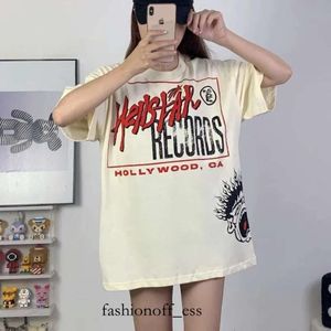 Chemise Hellstar pour hommes 2023ss Hellstar Studios Records T-shirt à manches courtes Y2k chemise surdimensionnée 178 494
