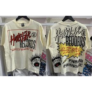 Heren Hellstar Shirt 2023ss Hellstar Studios Records T-shirt met korte mouwen Y2k Shirt Oversize 178 459