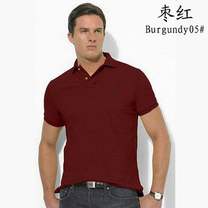 High-end merk Polos Letter voor heren geborduurde pony Casual Polo shirt met korte mouwen Polo shirt knop v-neck t-shirt heren comfortabele slanke fit top zomer kleding