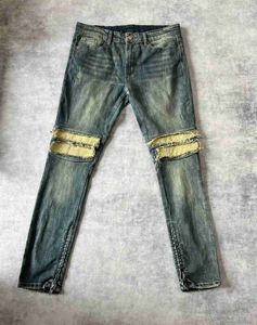 Heren Hip Hop Rapper Masiwei's High Street Slim Fit Jeans