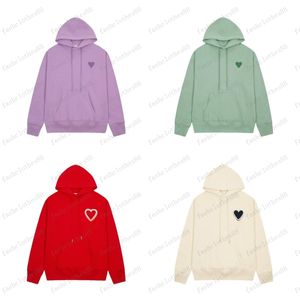 Hoods -hoodie en damesontwerper Hoodie Hoogwaardige trui borduurde rode hart herfst/winter ronde nek pullover paar sweatshirt top