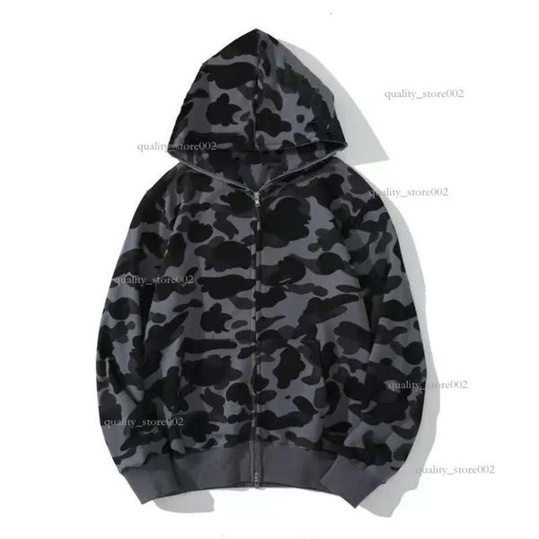 Sudadera con capucha para hombre Bepa Designer Camo para mujer Sudaderas con capucha naranja Moda Púrpura Japonés Street Tide Shark Head Jacket Marca Amigo Letra impresa en 3D 4380