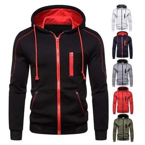 Sweat à Capuche Homme Noir Blanc Vert Armée Rouge Bleu Marine Capuche Bloc de Couleur Polaire Cool Décontracté Essentiel Hiver Vêtements Vêtements Sweats à Capuche Sweats