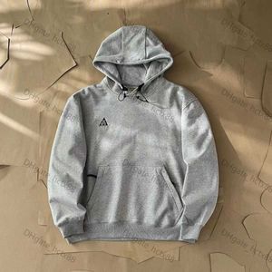 Hoods Hoodie Correcte versie van ACG -merk Small Foot bindende, losse casual sportshoodies ins -stijl veelzijdig en trendy B3