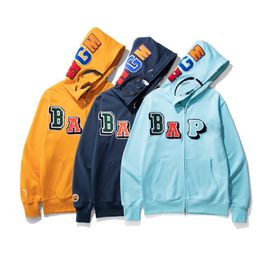 Herenhoodie designer hoodie Herfst en winter nieuw Japans modemerk letterborduurwerk explosie paar jas van hoge kwaliteit hiphopstijl met lange mouwen