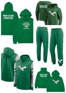 Sweat à capuche pour hommes JSP''Standard''Issue x Philadelphia''Eagles''Kelly Green Crop Joggers Pants