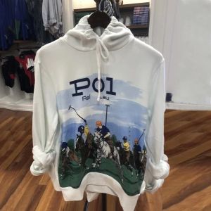 Hoodie-pullover voor heren Volledig patroon Polo's Fleecetrui met opdruk designer hoodies met lange mouwen Trainingspakken