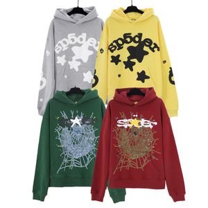 Herensweater met capuchon Spider-hoodie Roze hoodie sp5der-hoodie Grafische designer hoodie met schuimprint joggingbroekcollectie stof Sport Casual Hotpress-schuim
