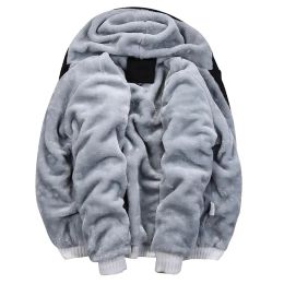 Hoods Hoodie Winter Dikke Warm Warm Fleece Zipper Hoodies Coat Casual Daily Sportwear Mannelijke Streetwear Hoodies Sweatshirts Unisex