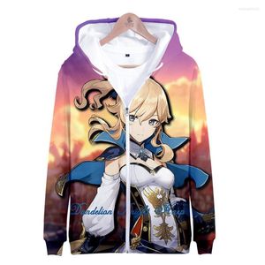 Mannen Truien 2 Tot 14 Jaar Kinderen Genshin Impact 3D Print Jongens Meisjes Hoodie Sweatshirt Anime Karakter Jas Jas kinderkleding