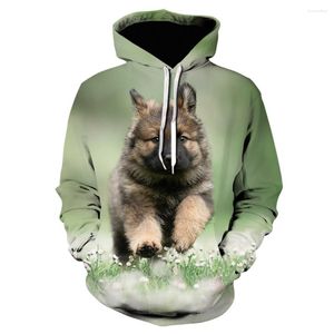 Heren Hoodies 2022 Aankomst Fashion Heren 3D Dog Gedrukt Loose Fit Herfst Sweatshirt For Men Streetwear Hoody Grappige hoodie -pullover