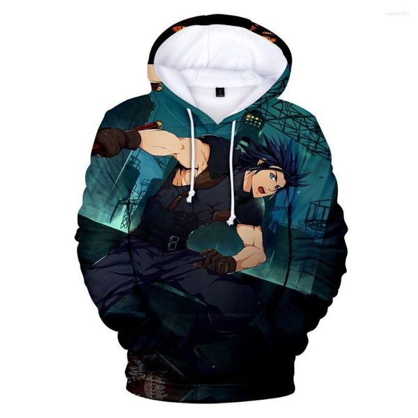 Sudaderas con capucha para hombre 2022 llegada Final Fantasy 7 3D hombres/mujeres sudadera Otoño Invierno Harajuku Sudadera con capucha ropa de moda