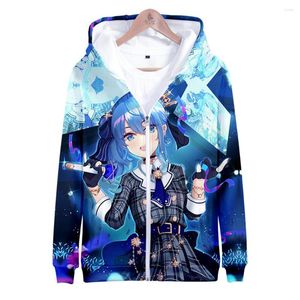 Hoodies masculins 2022 Hoshimachi Suisei Uniforme de baseball Unique Vêtements surdimensionnés surdimension