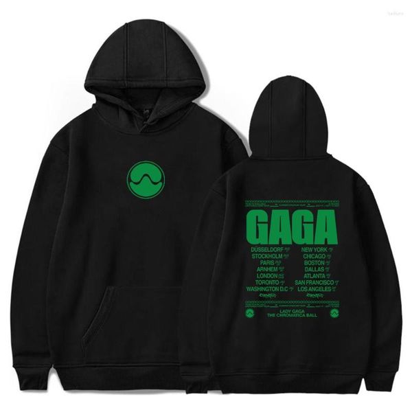 Sudaderas con capucha para hombre 2022 Tour The Chromatica Ball Hoodie Merch Casual Pullover sudadera ropa de invierno chándal de manga larga para hombres y mujeres