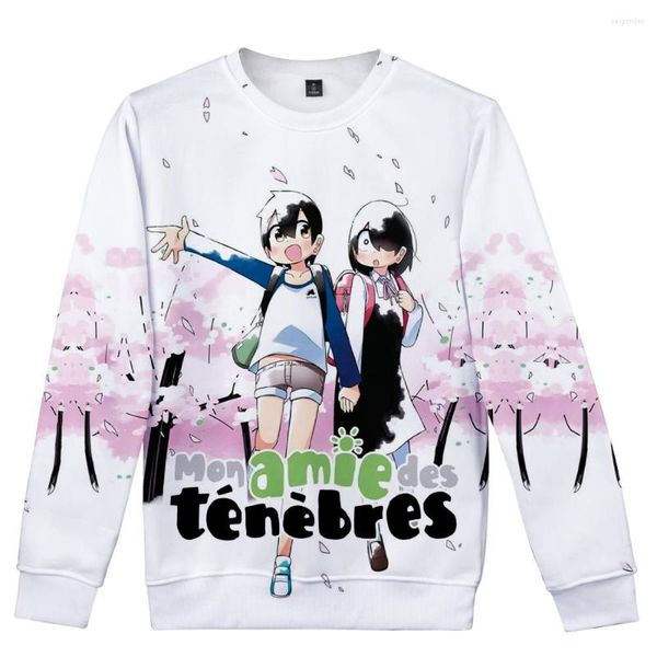 Sweats à capuche pour hommes 2023 Anime My Clueless First Friend O-Neck Sweat Femmes / Hommes Mode Sweats à manches longues 3D Prints Vêtements décontractés