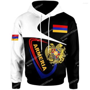 Sweats à capuche pour hommes 2023 ARMÉNIE 3D imprimé sweat à capuche zippé hommes pull arménien décontracté veste à capuche sweat