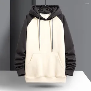 Mannen Hoodies 2023 Herfst Capuchon Trui Losse Ontspannen Jeugd Ronde Hals Sweatshirt Mannelijke Mode Raglanmouwen Top Koreaanse Jas