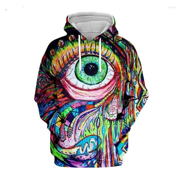 Sudaderas con capucha para hombre y mujer, ropa de calle de manga larga Harajuku, coloridas, 3d, en invierno, 2023