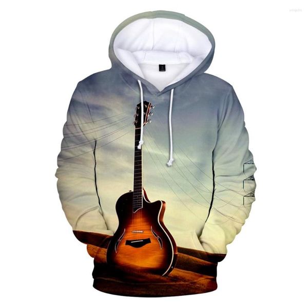 Sudaderas con capucha para hombre 2023 Kpop hombre sudaderas ropa novedad Sudadera con capucha disfraz guitarra 3D estampado Casual con capucha para niños y adultos