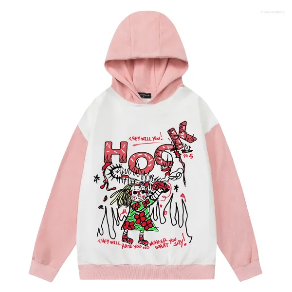 Sweats à capuche pour hommes 2023 hommes automne Streetwear sweat à capuche drôle dessin animé graphique Harajuku Anime pull à capuche Hip Hop Hipster