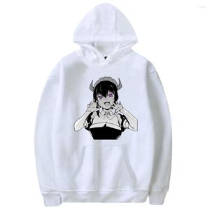 Sweats à capuche pour hommes 2023 Saikin Yatotta Maid Ga Ayashii Merch Sweat à capuche Streetwear Survêtement Mode Manches longues Tops Anime Sweat Pull