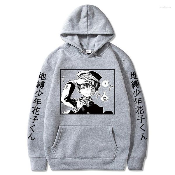 Sweat-shirt à capuche pour hommes, vêtements Hanako-kun Hanako Kun, Harajuku, imprimés animés, drôles, 2023