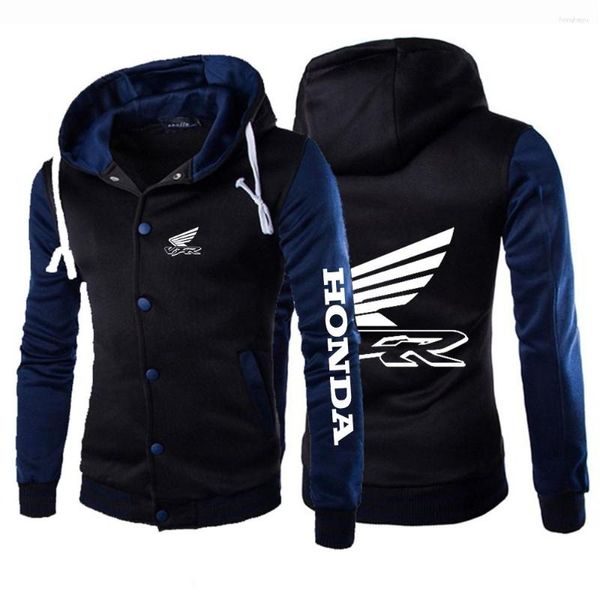 Hommes Hoodies 2023 VFR Racing Marque Hommes À Capuche Haute Qualité Baseball Uniforme Printemps Vol Veste Hip Hop Patchwork Pull Casual Tops