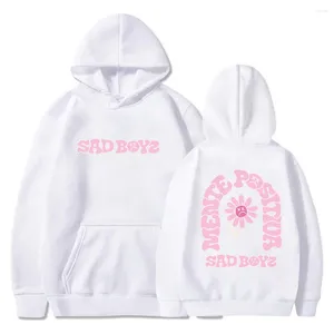 Hoodies masculins 2024 Junior H Sad Boyz 4 Life Merch Flower Hoodie World Tour à manches longues Streetwear Femmes Sweatshirt Hip Hop Hip Hop