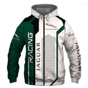 Heren Hoodies 2024 Logo Auto Jaguar Print 3D Hoodie Hoge Kwaliteit Fietsen Pak Harajuku Mode Trui Extra Grote Jas