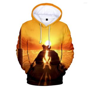 Heren Hoodies 3D Anime Ride Your Wave Boys/Girls Ocean Hoodie Persoonlijkheid Hip Hop Kinderen Kinderen Lange mouw Outswear