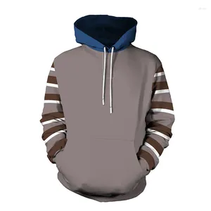 Herenhoodies 3D-hoodie Pullover Jacket Cosplay Kostuum Anime Sweatshirt Casual Herfst Grote maten Grooth