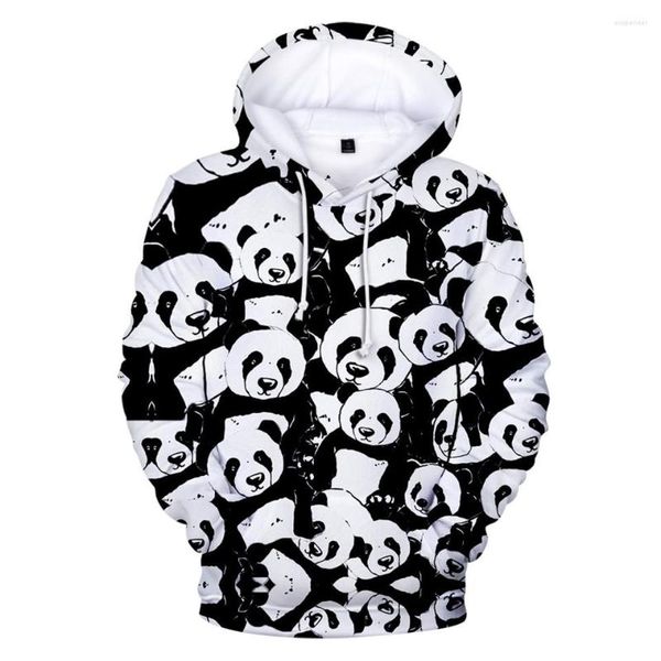 Sweats à capuche pour hommes Impression 3D Mignon Panda Hommes Sweats Femmes Pulls Mode Hip Hop Streetwear Automne Enfants À Capuche Casual Garçons Filles Tops