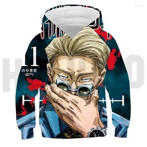 Sweats à capuche pour hommes impression 3D Jujutsu Kaisen Anime chaud hommes sweats surdimensionnés garçons vêtements esthétiques décontracté mode femmes sweatwear