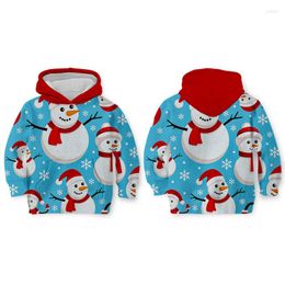 Heren Hoodies 3D whosong vakantiekleding Kerstmis met lange mouwen patroon cartoon jongens meisjes mannen dames grappige kleding kerstmantjes tops
