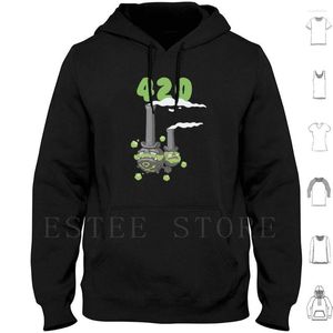 Hoodies voor heren 420 Galarian Weezing Bong-Sword And Shield Sword Bong met lange mouwen