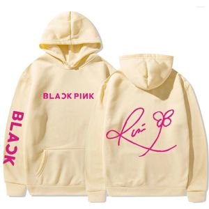 Heren hoodies jaren 90 meisjes jongen Blackpinks Kpop Koreaanse stijl Y2K gothic hip hop paar hoodie herfst winter lange mouw fleece trui