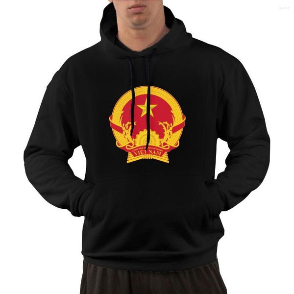 Sudaderas con capucha para hombre 95% algodón emblema de la bandera del país de Vietnam cálido invierno pulóver con capucha hombres mujeres Unisex estilo Hip Hop sudadera