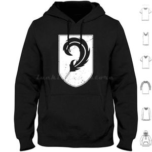 Sweats à capuche pour hommes 97Th J ? Ger Division (Wehrmacht) Grunge Hoodie Coton Manches Longues Allemand Allemagne Jager Plume