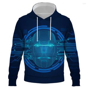 Hoodies voor heren AI Intelligent Image Heren Dames Kinderen Mode 3D-geprinte sweatshirts Pullover Boy Girl Kids Streetwear Cool Jacket