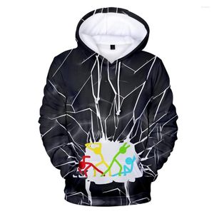 Heren Hoodies Alan Becker Merch 3D Hoodie Harajuku -kleding voor mannen en vrouwen Sweatshirt Spring herfstmodellen