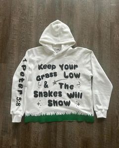 Herenhoodies Amerikaans gotisch trendy letterpatroon Oversized hoodie Y2K streetwear hiphop harajuku veelzijdig los paar sweatshirt