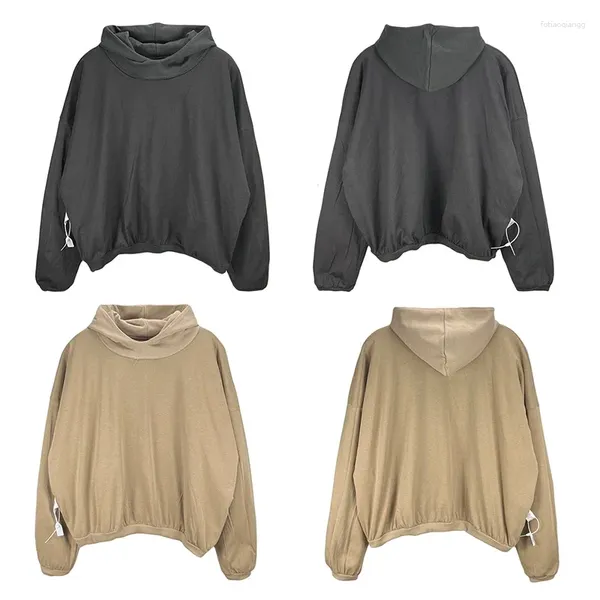 Sweats à capuche pour hommes Sweat à capuche en daim américain Garçons 2023 Automne Heavy Vintage Marque de mode Hommes À capuche Vêtements minces