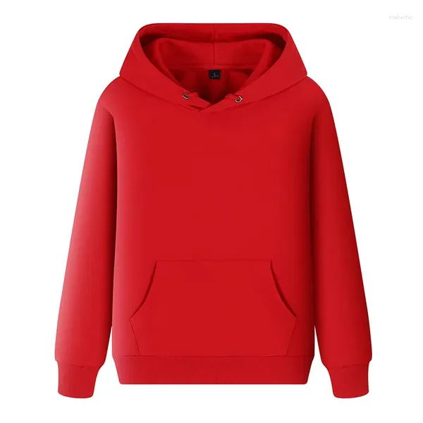 Sweats à capuche pour hommes et sweat-shirts de couleur unie pour femmes en gros