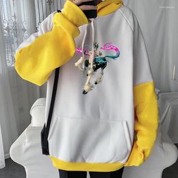 Mannen Hoodies Anime Bleach Capuchon Neliel Tu Oderschvank Grafische Print Hoodie Mannen Vrouwen Kleding Manga Sweatshirt Harajuku Streetwear Tops