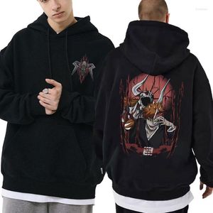 Sweats à capuche pour hommes Anime Bleach Kurosaki Ichigo Sweat à capuche graphique Automne Hiver Homme Manga Coton Sweat Hommes Femmes Lâche Vintage Surdimensionné