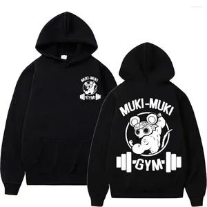 Heren Hoodies Anime Demon Killer MUKI-GYM Print Hoodie Herfst Voor Mannen Hip Hop Sweatshirt Y2k Stijl Dames Trui Jas Unisex Kleding