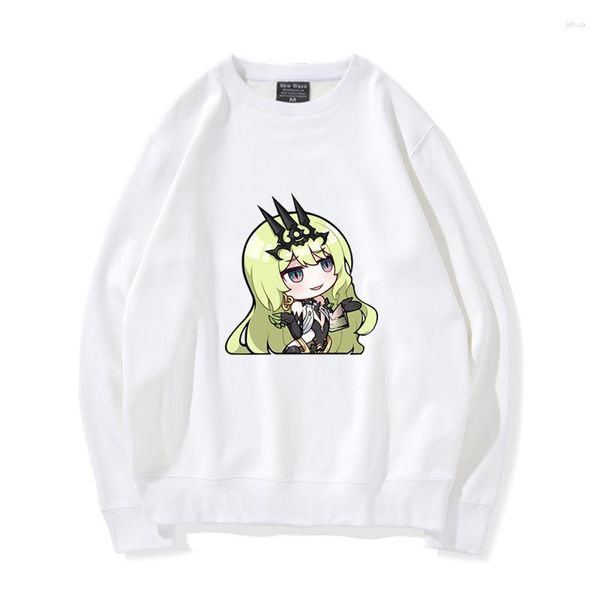 Sweats à capuche pour hommes Anime Games Honkai Impact 3 Mu Continu Mobius Cos Casual Loose Cartoon Print Regular Spring Autumn Crew Neck Sweatshirt