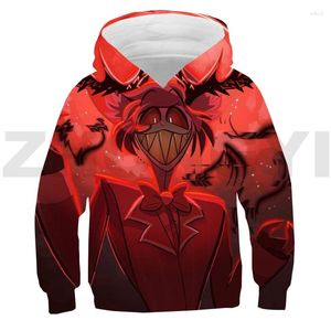 Sudadera para hombres anime hazbin 3d el sudadera de gran tamaño harajuku japonés streetwear boys bebé cómoda manga larga ropa casual