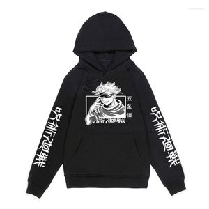 Hommes Hoodies Anime Jujutsu Kaisen Gojo Satoru Manga Homme Femmes Unisexe Pull Polaire Chaud Sweat Harajuku Dropship Vêtements XXXL